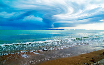 Artistic HQ seascape HD wallpaper