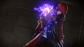 Iori Yagami, Gaming character, Striking visuals, Artistic portrayal HD wallpaper