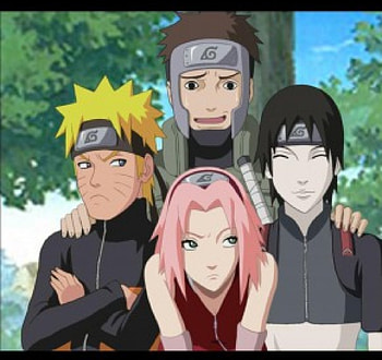 Team Yamato, naruto, yamato, sai, sakura HD wallpaper