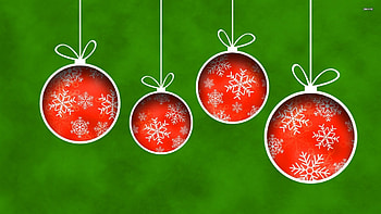 Christmas Decorations, Baubles, Christmas, Decorations, Red HD wallpaper
