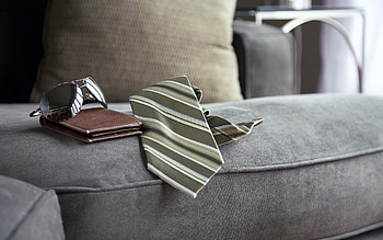 Miscellanea, Miscellaneous, Armchair, Glasses, Spectacles, Purse, Tie, Male HD wallpaper