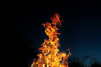 Fire Burning, fire, graphy, flame HD wallpaper