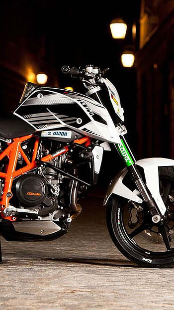 New Ktm, Night Lamp, Background HD phone wallpaper