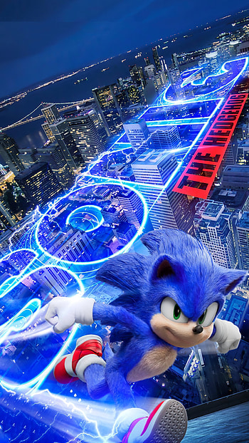 Sonic the Hedgehog 2020 Movie, Xperia , and options, Dynamic animation HD phone wallpaper