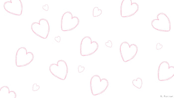 Pink And White Heart HD wallpaper