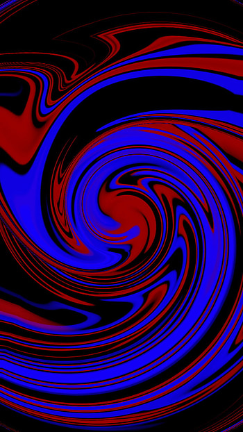 Swirly 1, red, blue, swirls HD phone wallpaper