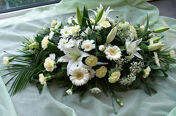 Flowers, Lilies, Carnations, Gerberas, Gypsophilus, Gipsophile, Composition, Handsomely, It's Beautiful HD wallpaper