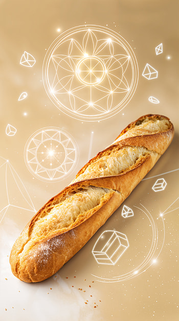 Baguette Bliss: A Whimsical , bread, food, magical HD phone wallpaper
