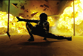 Matrix Reloaded, , Background , Movie franchise HD wallpaper
