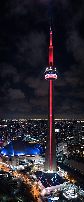 Toronto Canada, CN Tower HD phone wallpaper