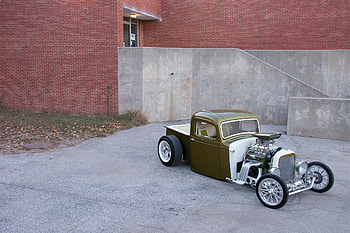 1937-Chevy-Pickup-Custom, Bowtie, Gm, Hotrod, Classic HD wallpaper