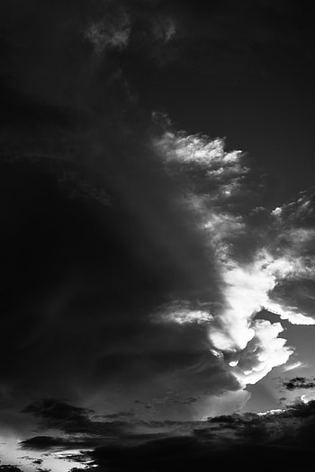 Nature, Sky, Clouds, Bw, Chb, Atmosphere HD phone wallpaper