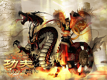 World of Kung Fu, fantasy, dragon, game HD wallpaper