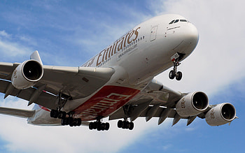 Emirates , Aviation enthusiasts, Digital art, Aesthetic visuals HD wallpaper