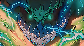Demon Deku Power, Izuku Midoriya, Anime, My Hero Academia HD wallpaper