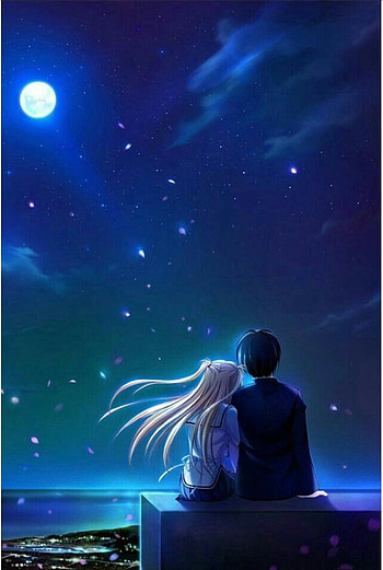 Night Anime Couple , Amazing Anime Couple HD phone wallpaper