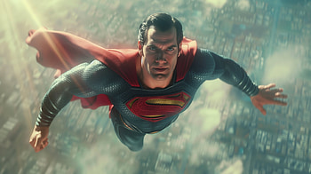 Superman Soaring High, Comic, Superman, Henry Cavill HD wallpaper