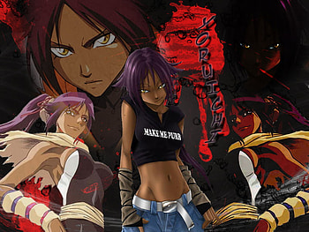 Yoruichi, bleach, kunoichi, gotei13 HD wallpaper