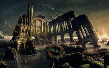 London...The 'Apocalypse'...Gothic church, gothic, church, ruins, religion, London HD wallpaper