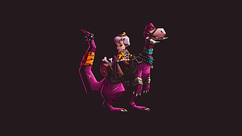 Jurassic Punk, artist, artwork, art, digital-art HD wallpaper