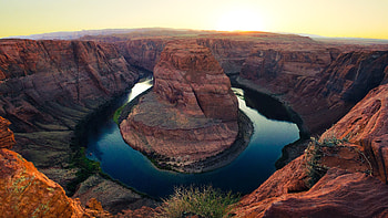Horseshoe Bend, Arizona HD wallpaper