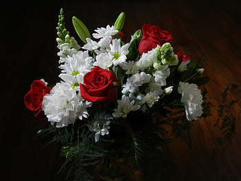 Pretty Bouquet, Roses, graphy, Red, Flowers, Nature, Daisies HD wallpaper