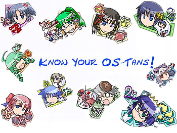 Know Your OS-tans!, xp-tan, os-tan, windows, me-tan HD wallpaper