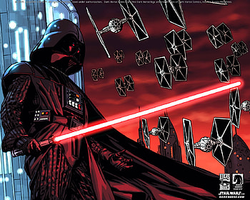 Darth Vader, Lightsaber, Star Wars, Comics, Dark Horse Comics, Red Lightsaber, Sith (Star Wars), X Wing HD wallpaper