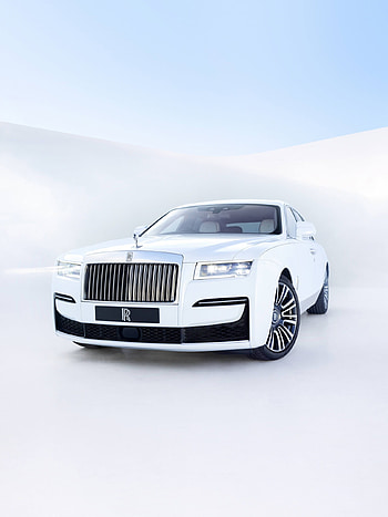 Rolls-Royce Ghost, 2020, White background HD phone wallpaper