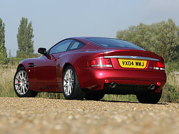 Nature, Aston Martin, Cars, Back View, Rear View, Style, 2004, V12, Vanquish HD wallpaper