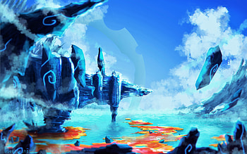 Icescape Artwork, artist, artwork, digital-art, deviantart HD wallpaper