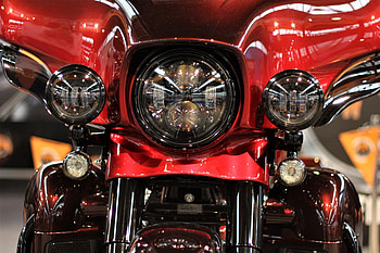 Harley-Davidson, motorcycle, headlight HD wallpaper