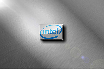 Intel Brushed Metal Chrome HD wallpaper