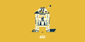 Star Wars Minimalism Art , star-wars, artist, artwork, digital-art, minimalism HD wallpaper