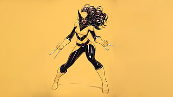 Laura X23 Wolverine , x23, wolverine, superheroes, minimalism, minimalist, artist, artwork, digital-art, artstation HD wallpaper