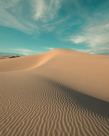 Nature, Waves, Sand, Desert, Hill, Dunes, Links HD phone wallpaper