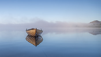 boat, landscape HD wallpaper