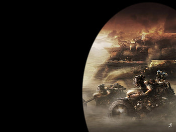Dogs Of War, motorcycle, fantasy, bikes, dark HD wallpaper