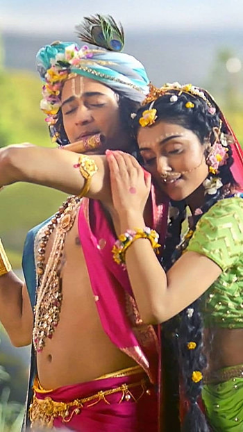 Radha Krishna Serial , Bansuri Love HD phone wallpaper