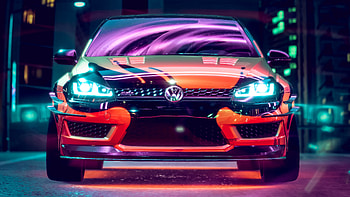 Volkswagen, Tuning, Cars, Car, Machine, Neon, Backlight, Illumination, Volkswagen Golf Gti HD wallpaper
