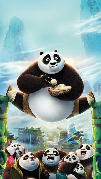 Kung Fu Panda, Artistic , Colourful characters, Animated joy HD phone wallpaper
