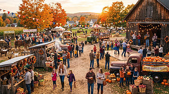 Harvest Festival — Autumn Fair, Harvest Festival, Pumpkin Patch, Barn HD wallpaper