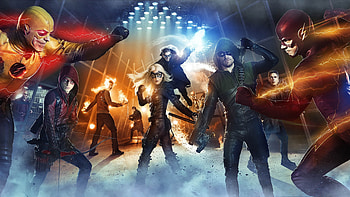 The Flash Arrow HD wallpaper