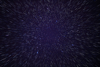 Sky, Universe, Stars, Shine, Light, Lines, Brilliance HD wallpaper