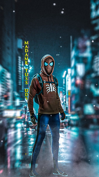 Spidey, peterparker, marvel, hop, Spiderman HD phone wallpaper