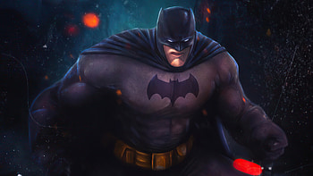 Batman Character Digital Illustration , batman, superheroes, artist, artwork, digital-art, deviantart HD wallpaper