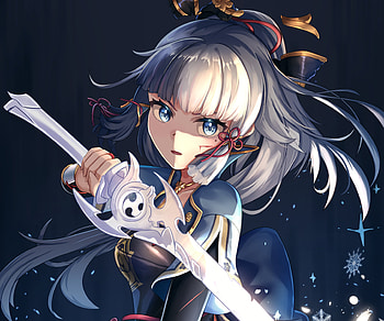 Kamisato Ayaka, Kamisato Ayaka (Genshin Impact), video game, Genshin Impact HD wallpaper