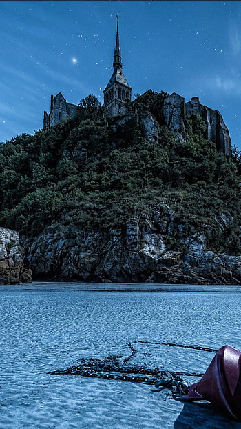 Mont Saint Michel, Travels, Normandy HD phone wallpaper