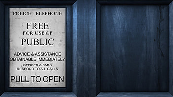 Tardis sign, Doctor Who HD wallpaper