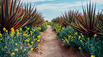 trail, nature, path, flora HD wallpaper